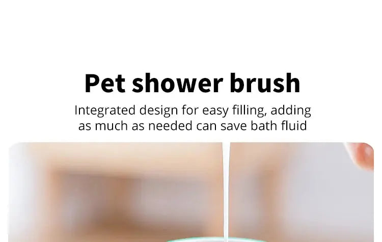 Pet bathing shower Soft Silicone Bathing Shower Massager | Gentle & Effective - PetCare WLP Company