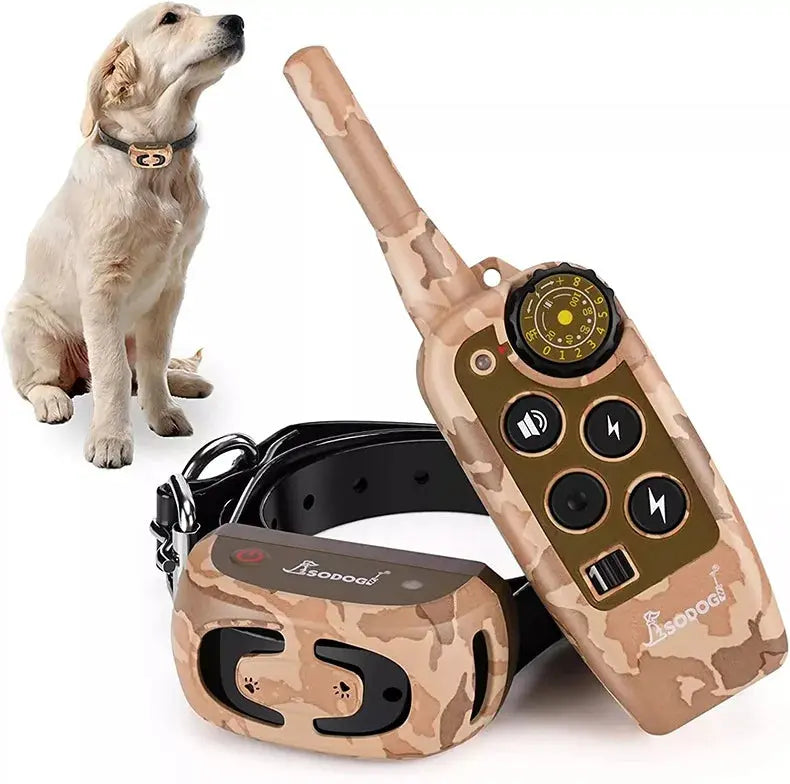 dog training collar Training Collar Pet Dog Remote Control Waterproof Rechargeable Pet Barking Stopper Dog Repellent Control Training Collar WLP Company