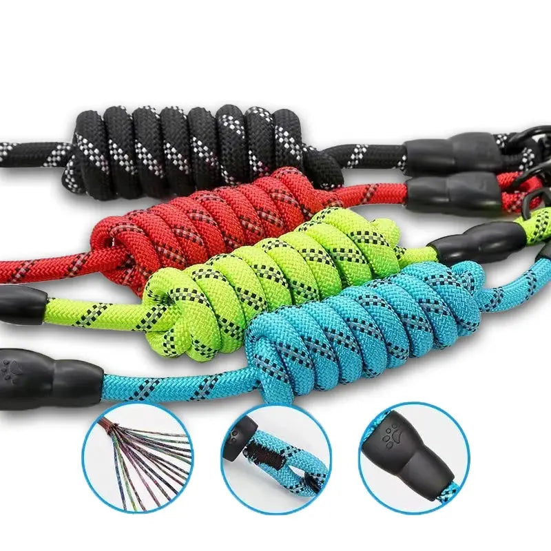 pet towing rope Pet Adjustable Reflective Nylon Tow Rope Towing Rope WLP Company