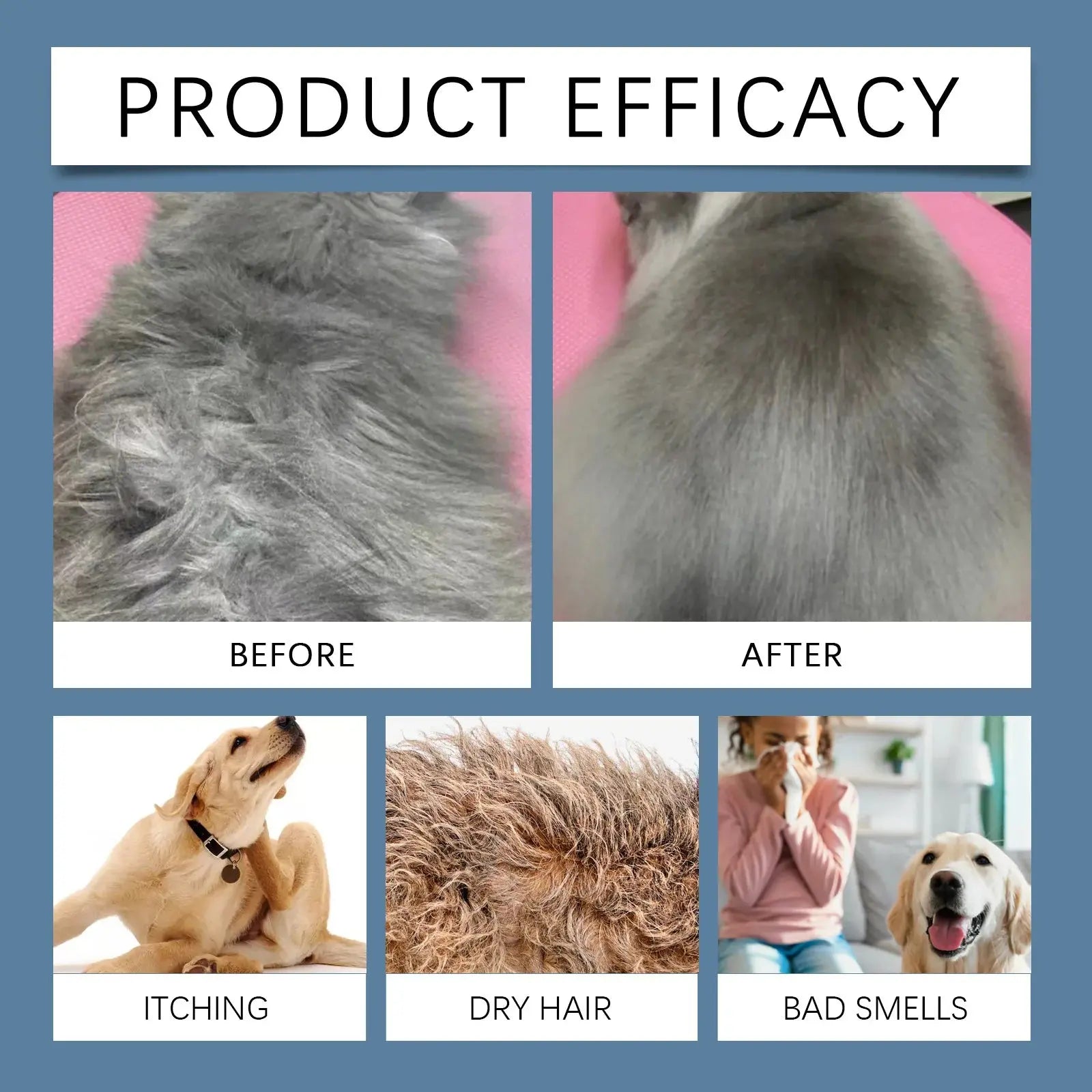 pet shampoo Cat Dog Shower Gel Fragrance Bathing Hair Care Cleaning Deodorizing Anti Mite Body Wash Relieve Itching Pet Moisturizing Shampoo WLP Company