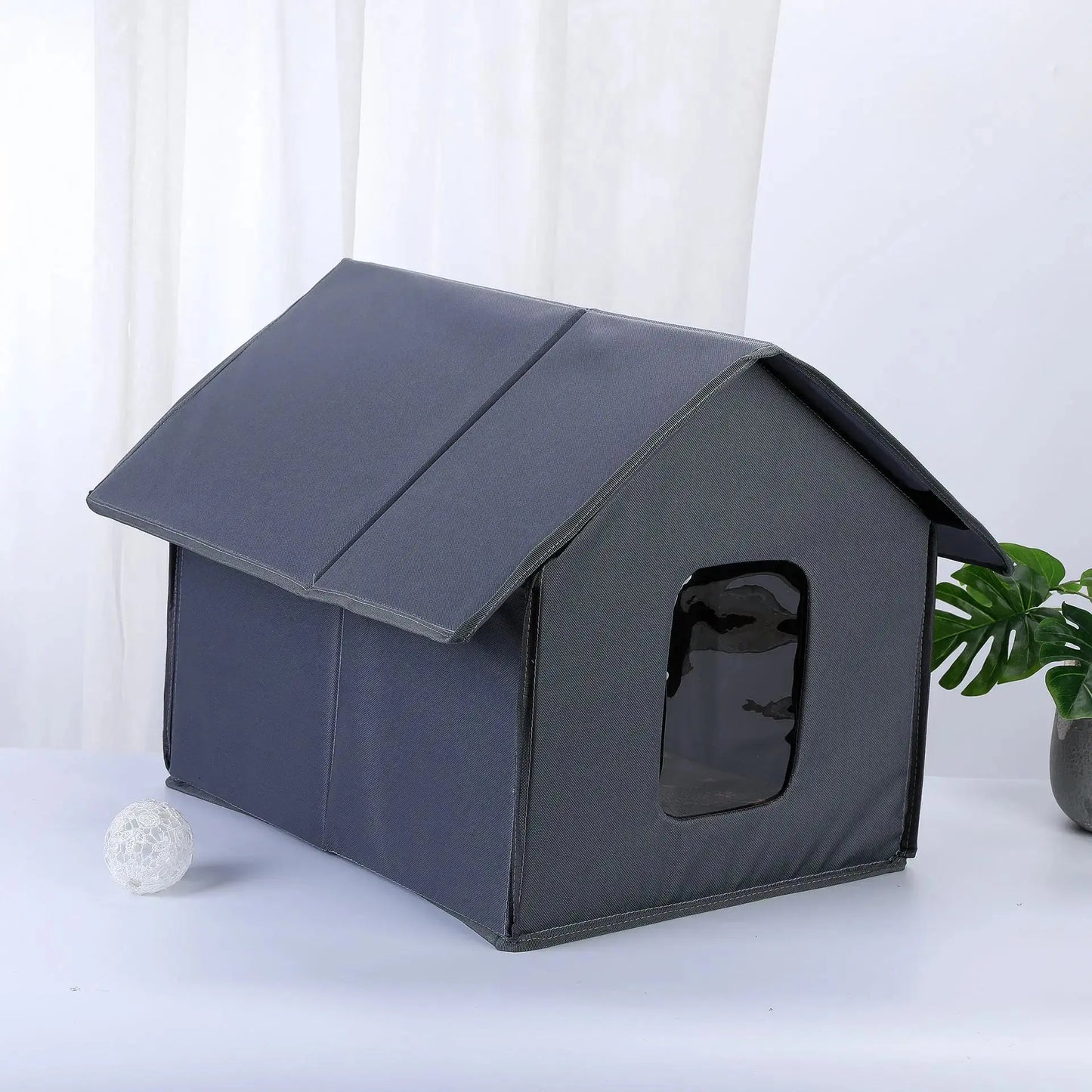 outdoor cat nest Outdoor Stray Cat Nest Waterproof Breathable Oxford Cloth Foldable Cat Kennel WLP Company