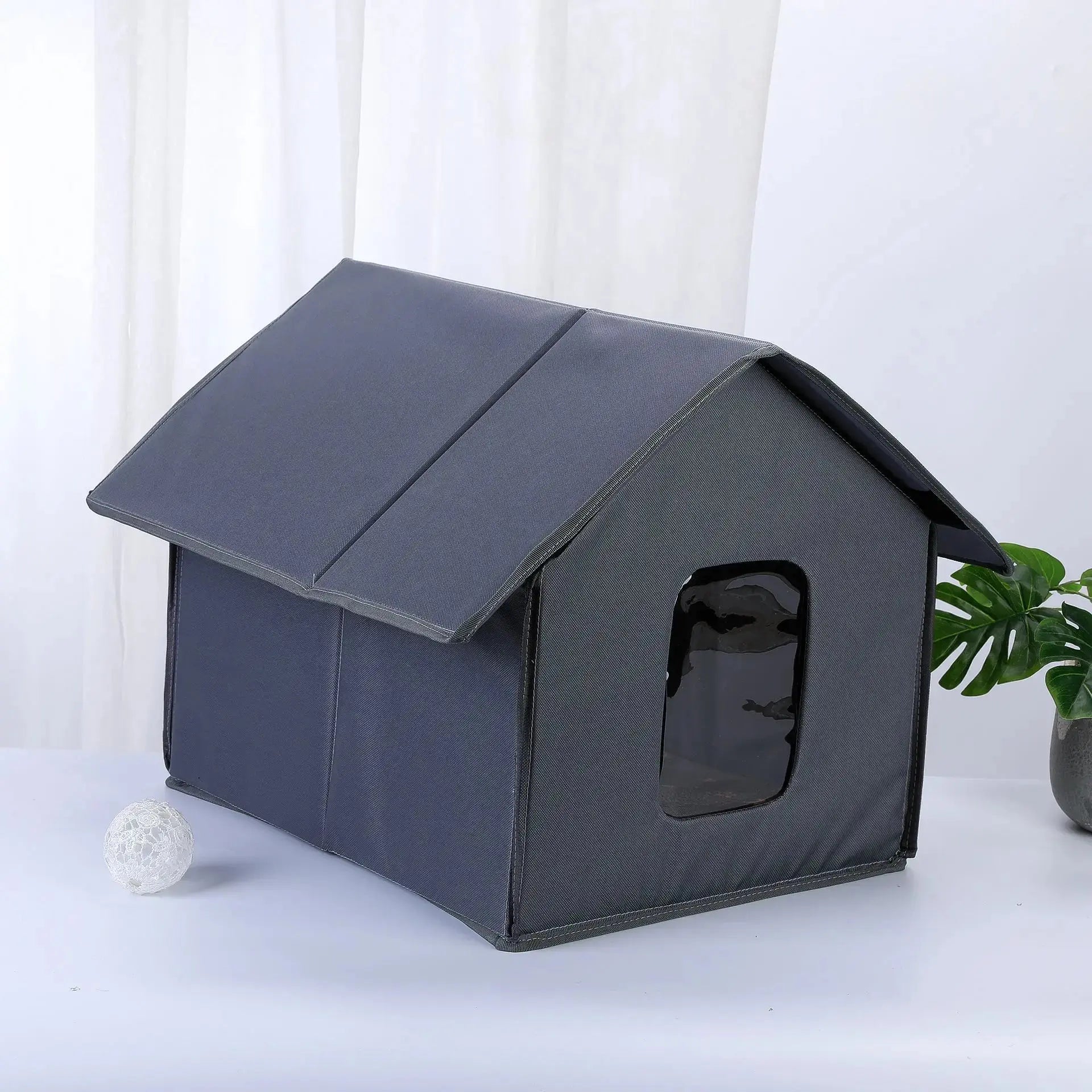 outdoor cat nest Outdoor Stray Cat Nest Waterproof Breathable Oxford Cloth Foldable Cat Kennel WLP Company
