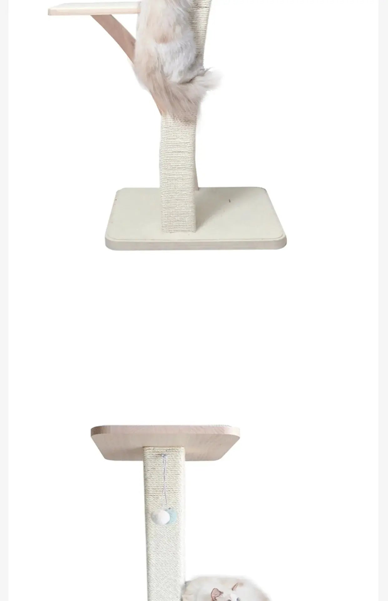 Solid Wood Cat Climbing Frame - Premium Quality WLP Company
