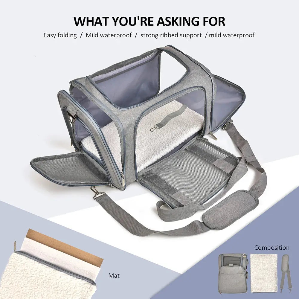 Airline Approved Dog Carrier Airline Approved Soft Side Dog Travel Carrier WLP Company