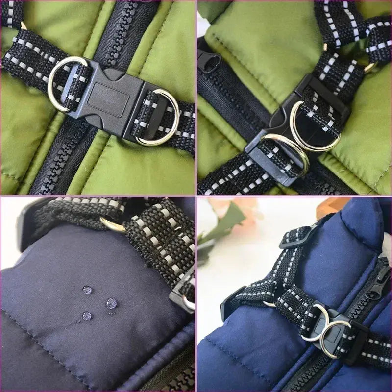 Dogs Jacket with Harness - Waterproof Winter Coat WLP Company