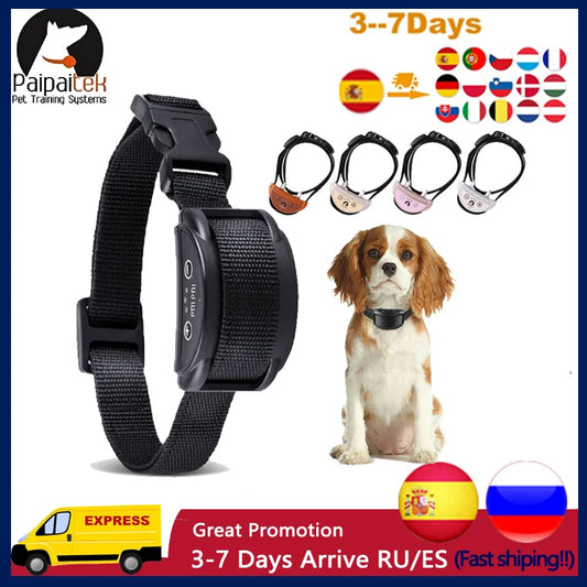 Paipaitek Automatic Pet Anti-Barking Training  Collar