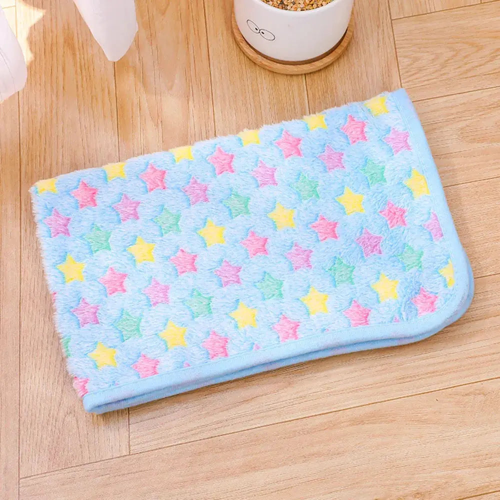Dog Bed Blanket Bed Mat Soft Fleece Cat Blanket Cute Printed Pet Travel Mat Breathable Cozy Warm Blankets for Small Medium Dogs WLP Company