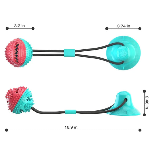 Dog Chiew/Leaking Food Ball with  Ropes
