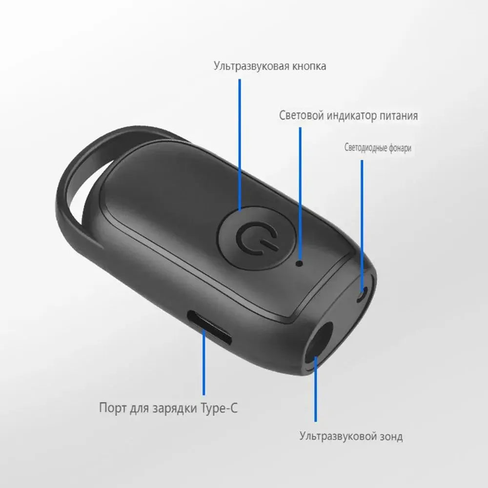 Ultrasonic Dog Repeller Mini Portable USB Charging Distance Training Device with LED-Defense for Outdoor Dog Behavior Control WLP Company