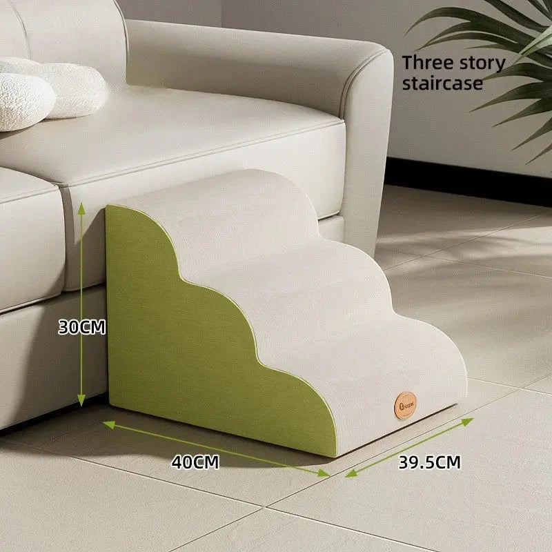 Pet Dog 3-layer Training Staircase Detachable Washable Anti Slip Pet Ramp Stair Bed Dog Safety Ramp Stairs for Dogs Pet Supplies WLP Company