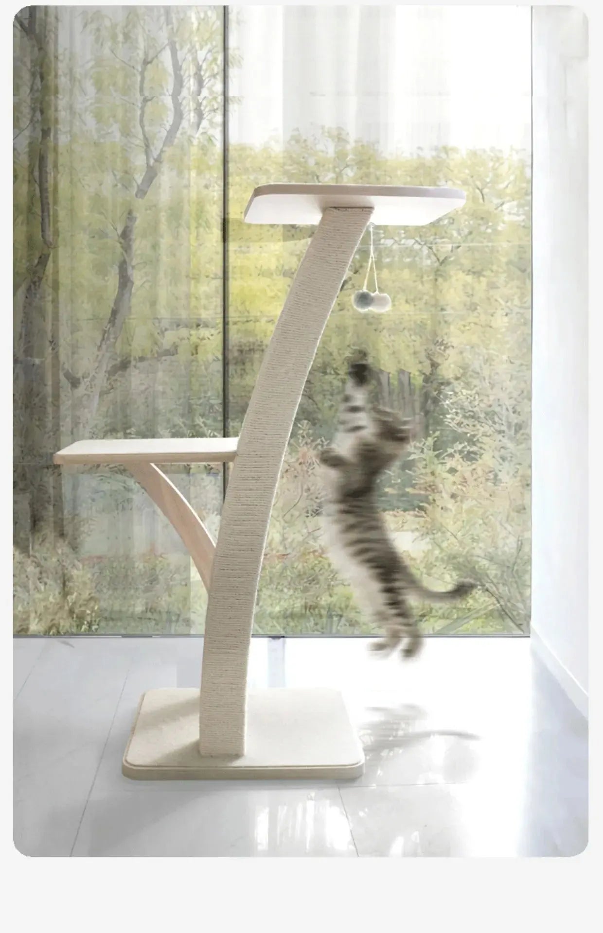 Solid Wood Cat Climbing Frame - Premium Quality WLP Company
