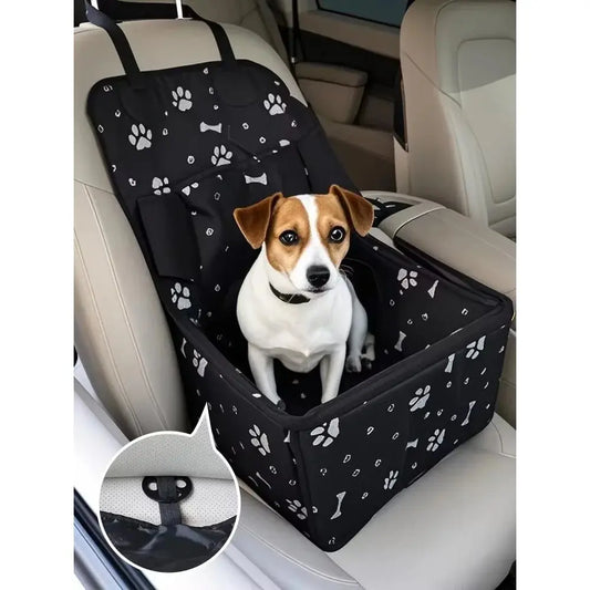 2025 New Dog Car Seat with Storage Pockets,Scratch Proof Durable Pet Booster Car Front Seat for Small Medium Dog 강아지 가방 WLP Company