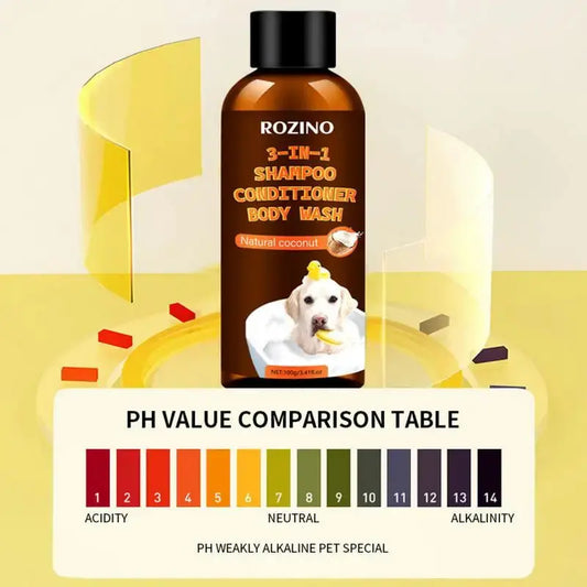 Dog Body Wash 3-in-1 Coconut Stain & Odor Eliminator Plant-Based Organic Tearless Moisturizer Dog Shampoo And Conditioner Carpet WLP Company