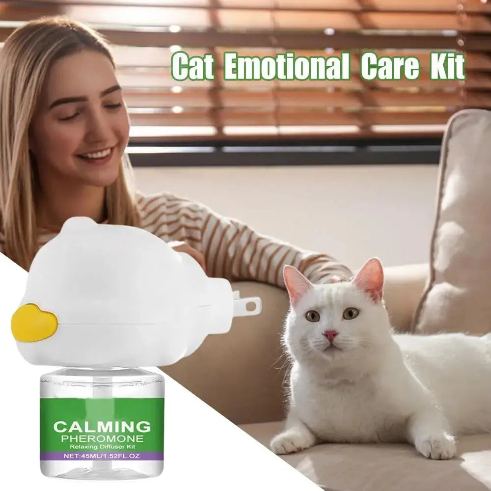 Cat Diffuser Kitten Relaxing Soothing Calming Kit Relief Intelligent Calming Pheromone Diffuser Calm Relaxing Pheromone WLP Company
