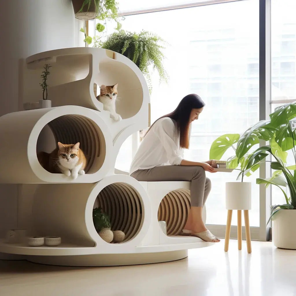 Wangshe Cat Villa - Multi-level Cat House | WLP Company WLP Company