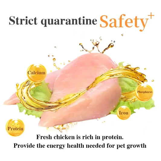 pet snacks-dried chicken cat dog snack chicken pieces freeze-dried pieces WLP Company