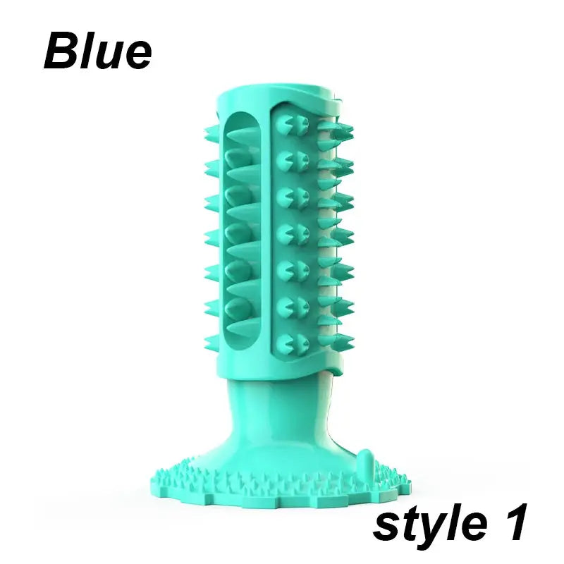 Rubber Dog Chew Toy Teeth Cleaning Pet Toothbrush Chewing Stick Toys for Dog Chew Toy Elasticity Soft Pet Tooth Cleaning WLP Company