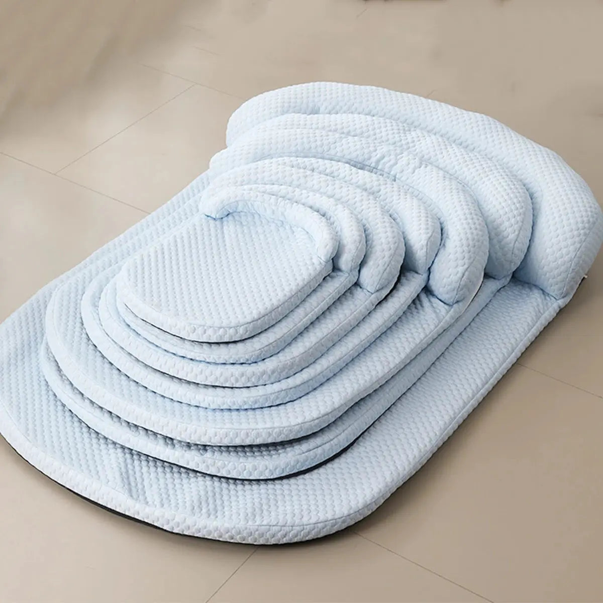 Cooling Dog Bed Breathable Spring Summer Cooling Large Dog Bed Ati-slip Cat Bed with Pillow Ice Silk Fabric Dog Bed for Small Dog Cushion Pet WLP Company