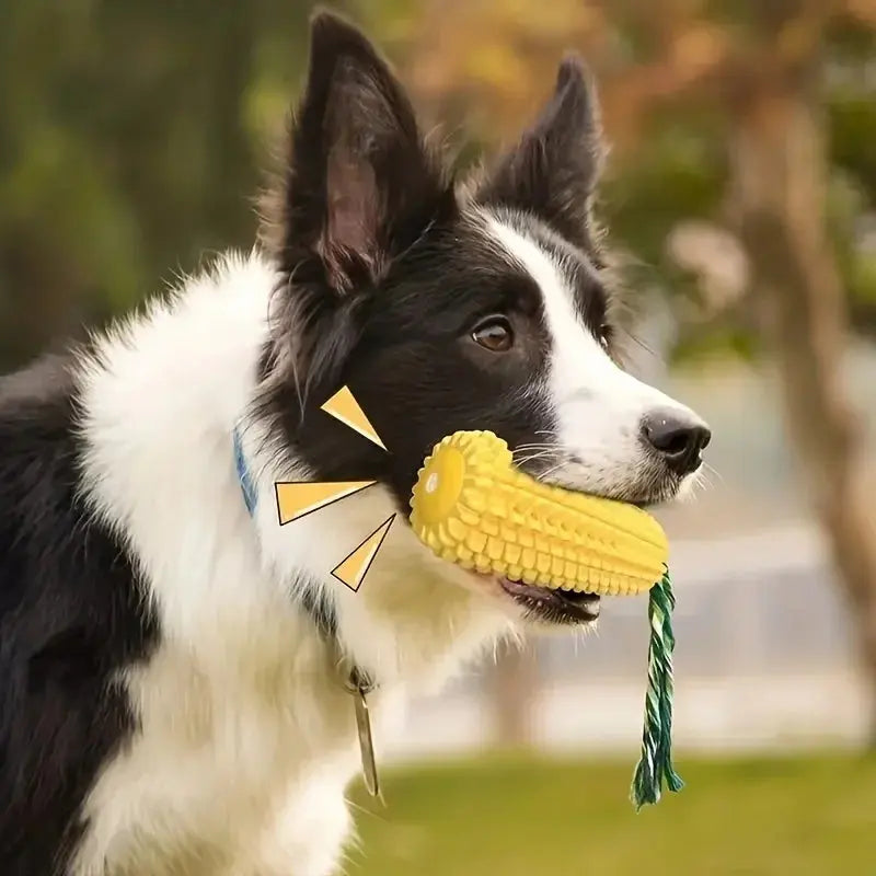 Dog Chew Toys for Aggressive Chewers, Teeth Cleaning Chew Toy,Corn Shape Interactive Dog Dental Toys for Medium Large Puppy Dogs WLP Company