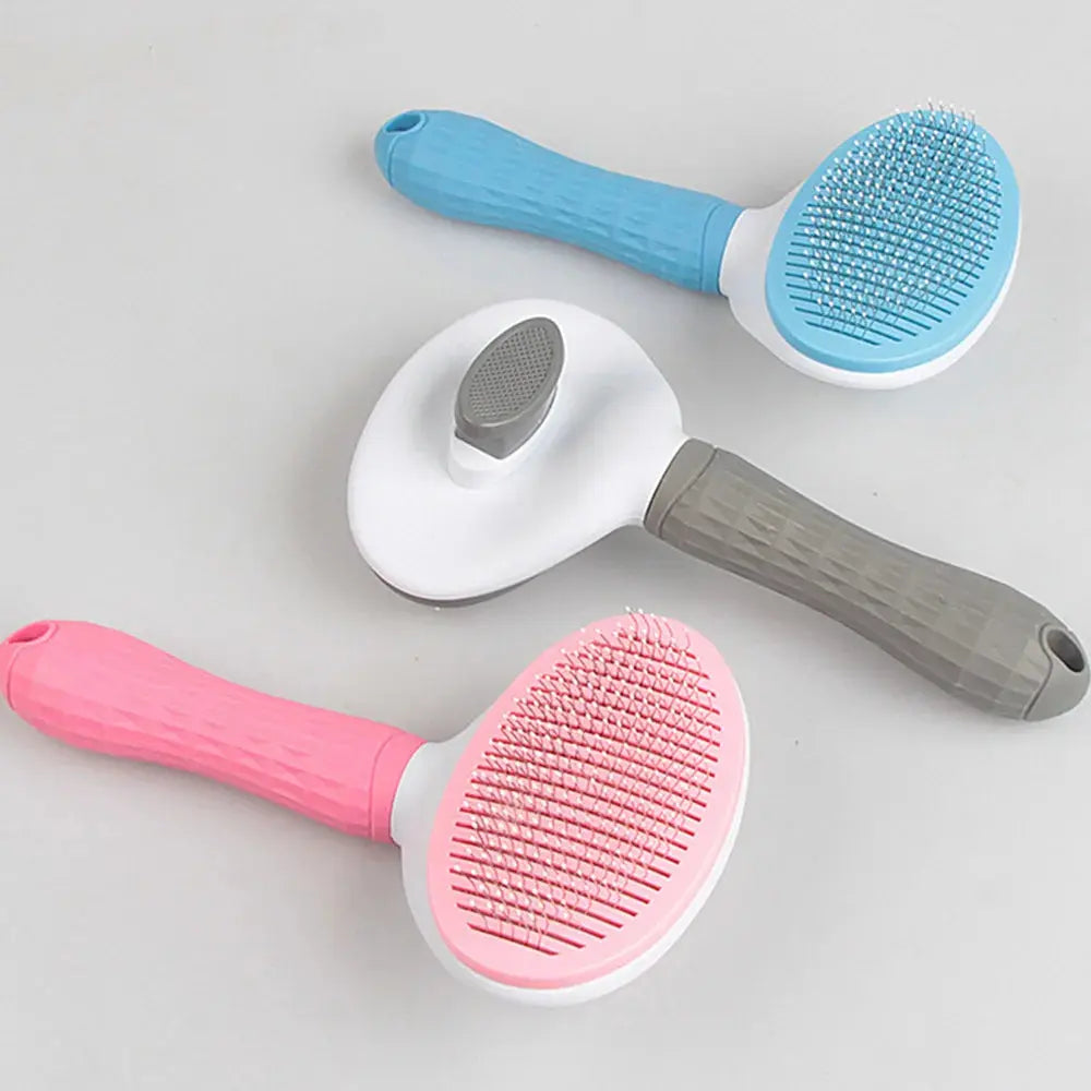 self-cleaning cat brush Cat Slicker Brush - Effortless Grooming & Hair Removal WLP Company