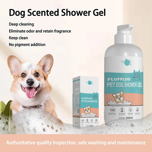pet dog shampoo Gel Universal Pet Shampoo For All Dogs Clean And Smooth Eliminate Odor And Retain Fragrance No Fluorescent Agent WLP Company