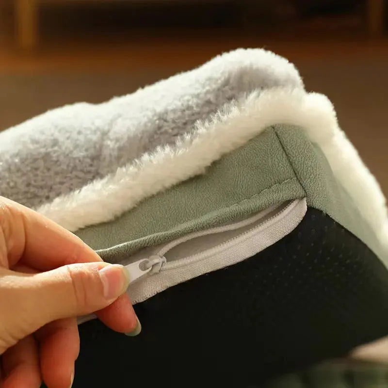 Machine Washable Dog Bed Removable Orthopedic Puppy Cushion Winter Memory Foam Dog Pillow For Small Medium Large Dogs And Cats WLP Company