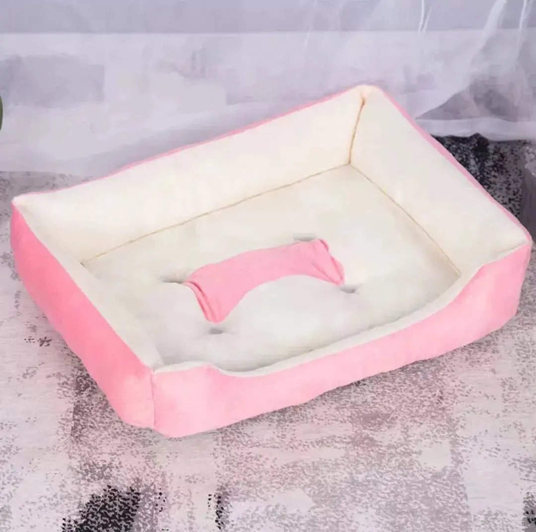 warm pet bed Waterproof Fleece Pet Bed - Ultimate Comfort for Your Furry Friend WLP Company