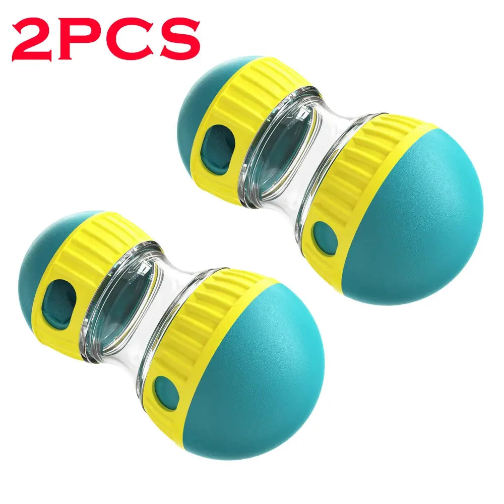 Dog Puzzle Toy Elliptical Track Rolling Increase Intelligence Ball Leaky Food Develop Good Habits Durable Interactive Pet Toys WLP Company