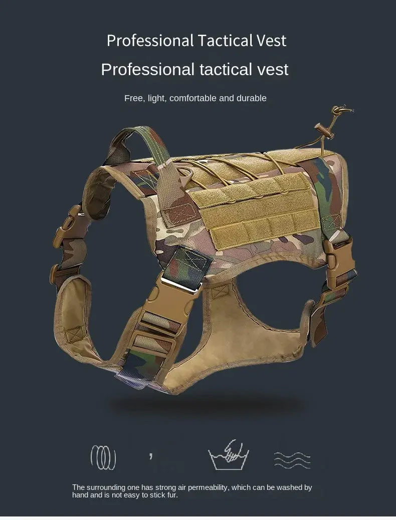 tactical dog harness Professional Tactical Dog's Training Vest Harness WLP Company