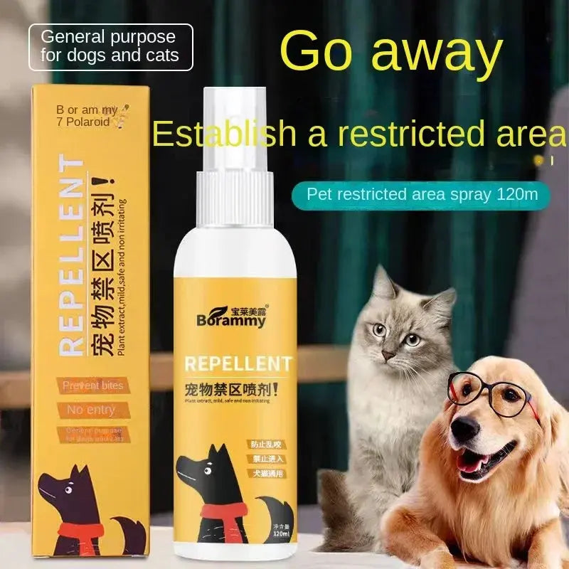 Forbidden Area Spray 120ml Prevent Cats From Getting Into Bed and Pulling Urine Anti-dog Urine Spray Indoor Dog Toilet Inducer WLP Company