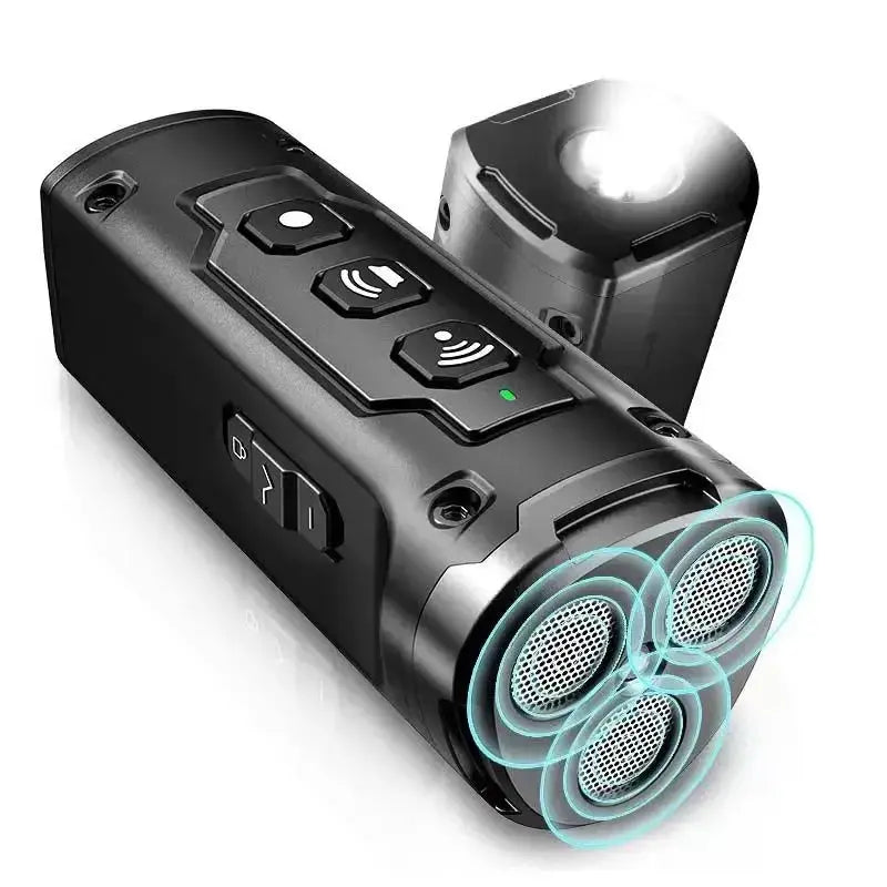 Pet Dog Repeller Ultrasonic Dog Training Device Rechargeable Anti-Bark Triple Sonic Emitter Deterrent Device with LED Flashlight WLP Company