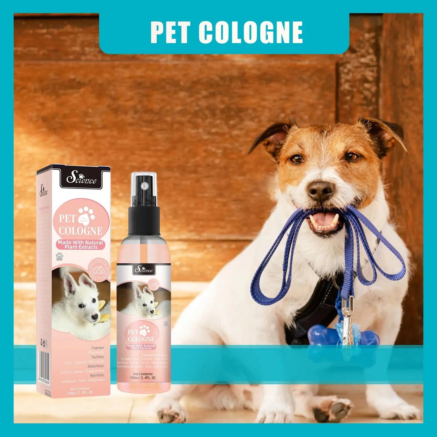 pet deodorizing spray 100 Ml Pet Deodorizing Perfume Spray, Cats & Dogs Eliminating Odors Natural Long-Lasting Fragrance (Lemon, Orange And Lavender) WLP Company