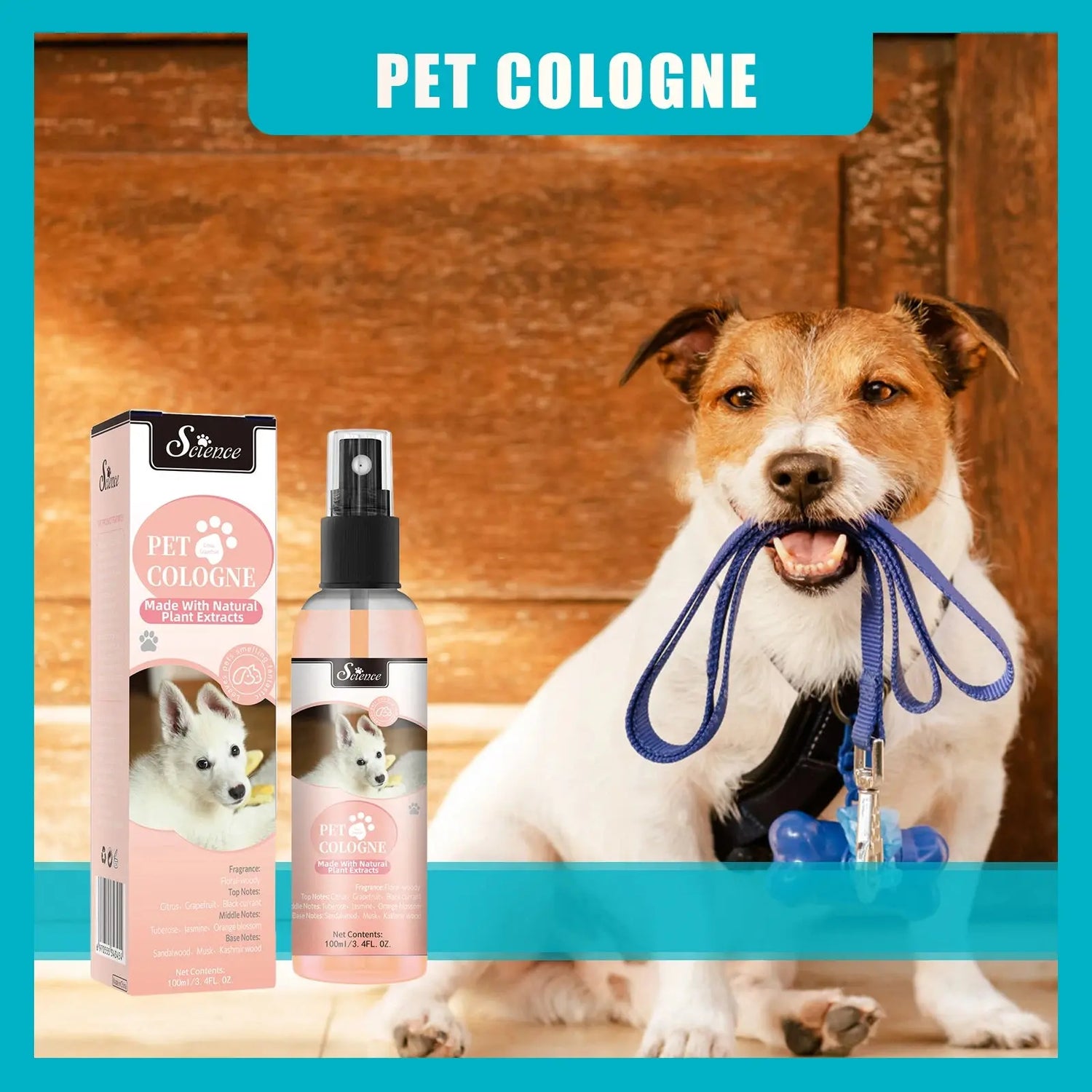 pet deodorizing spray 100 Ml Pet Deodorizing Perfume Spray, Cats & Dogs Eliminating Odors Natural Long-Lasting Fragrance (Lemon, Orange And Lavender) WLP Company