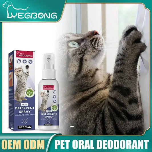 Cat Scratch Deterrent Spray Natural Scratching Training Aid Spray No Stimulation Orange Fragrance Sofa Furniture Protectors WLP Company