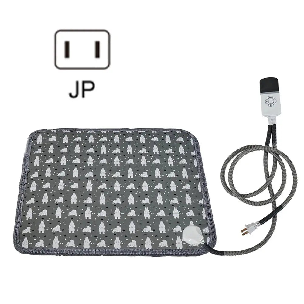 220V 20W Pet Electric Heating Pads Heated Blanket Winter Dog Cats Warmer Mat Sleeping Bed Pet Supplies Washable blanket Mats WLP Company