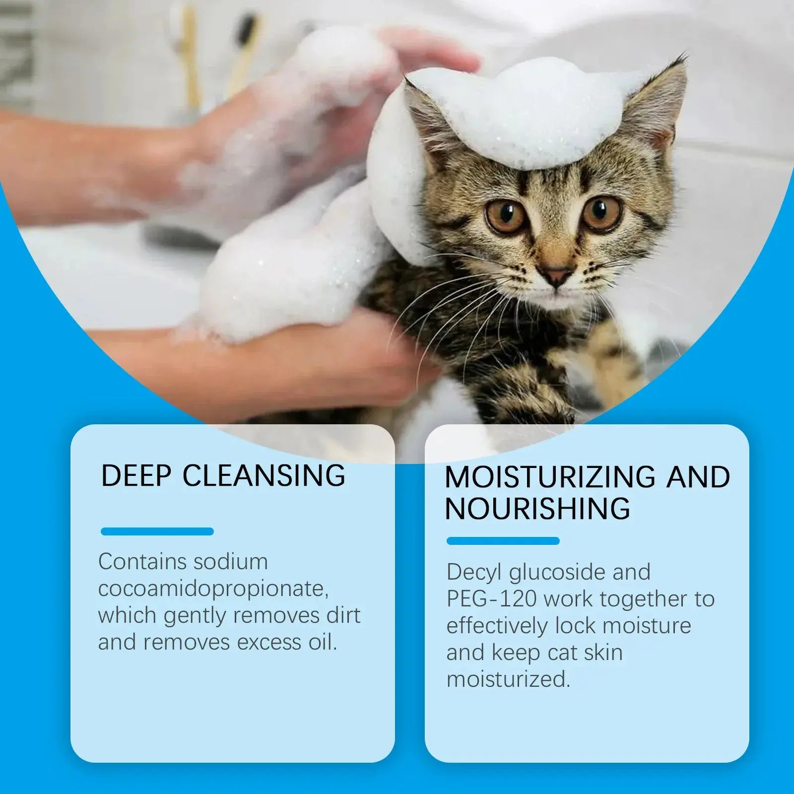 Waterless Dog Shampoo Moisturizing Hair Body Deodorizing Dry Cleaning Body Wash Conditioner Itch Relief Mite Pet No Washing Gel WLP Company