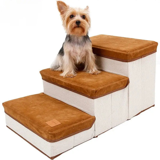 Pet Climbing Ladder: Foldable and Non-Slip Storage Solution for Indoor Use WLP Company