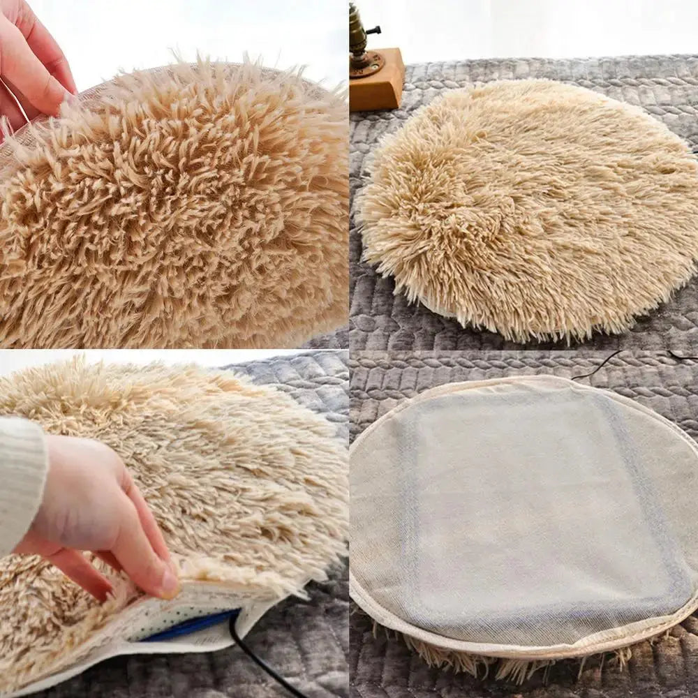 USB heating pad Soft Warm Pet Heated Plush Blanket Thermal Insulation Cat Bed Cushion Winter Heating Dog Cat Nest Mat WLP Company