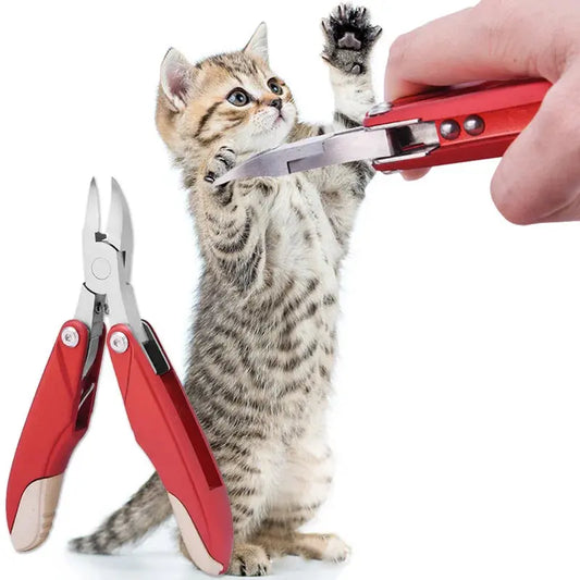 Dog Nail Clipper Dog Cat Nail Clipper Stainless Steel Pet Dead Skin Remover Nail Care Tool for Small Medium Dogs Cats Guillotine Nail Clipper WLP Company