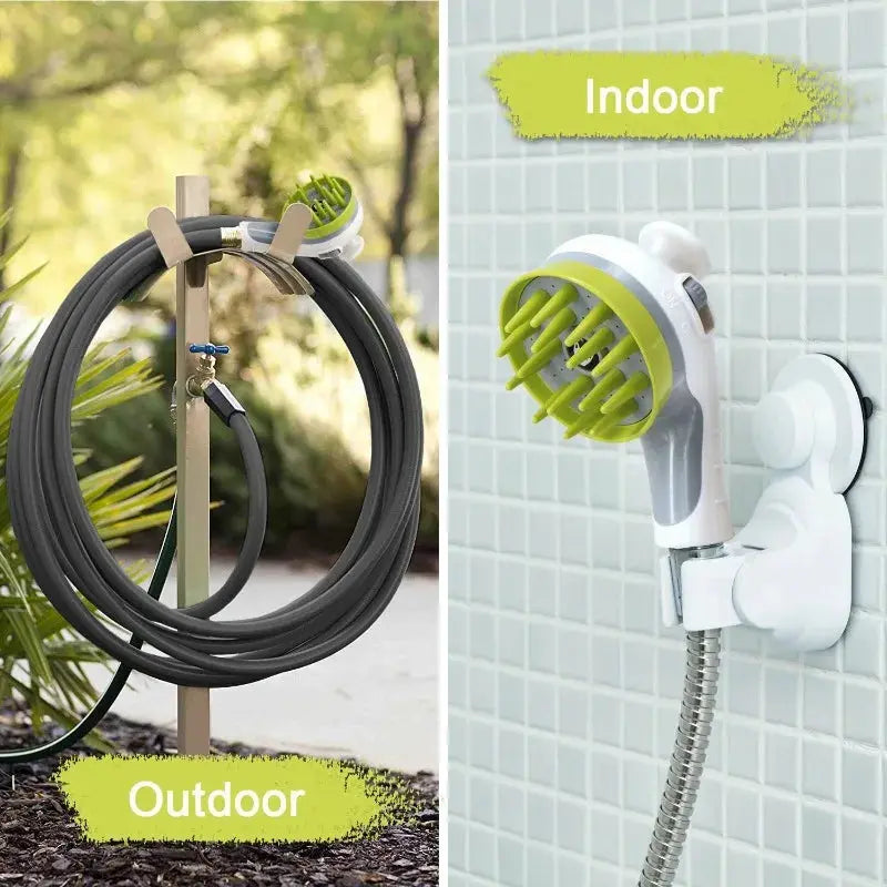 pet bath nozzle Practical dog bath massage nozzle pressure thickened pet shower nozzle flower shower special multi-function pet bath spray WLP Company