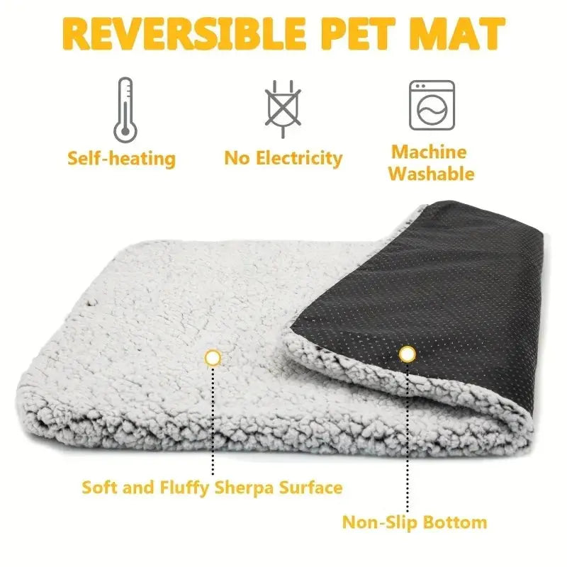 Self-heating Pet Pads Blanket Waterproof Self Warmin Puppy Pad Mat Cats Dogs Bed Washable Pets Mat Constant Temperature Cushion WLP Company