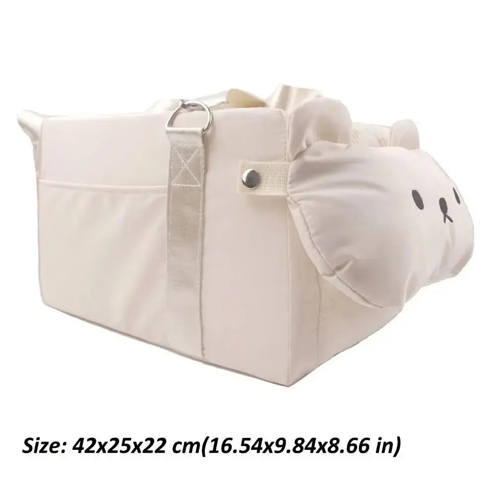pet car seat New Cute Pet Car Luggage Large Capacity Multifunction Pet Car Safety Seat Convenient Dog Car Backpack Outdoor Travel WLP Company