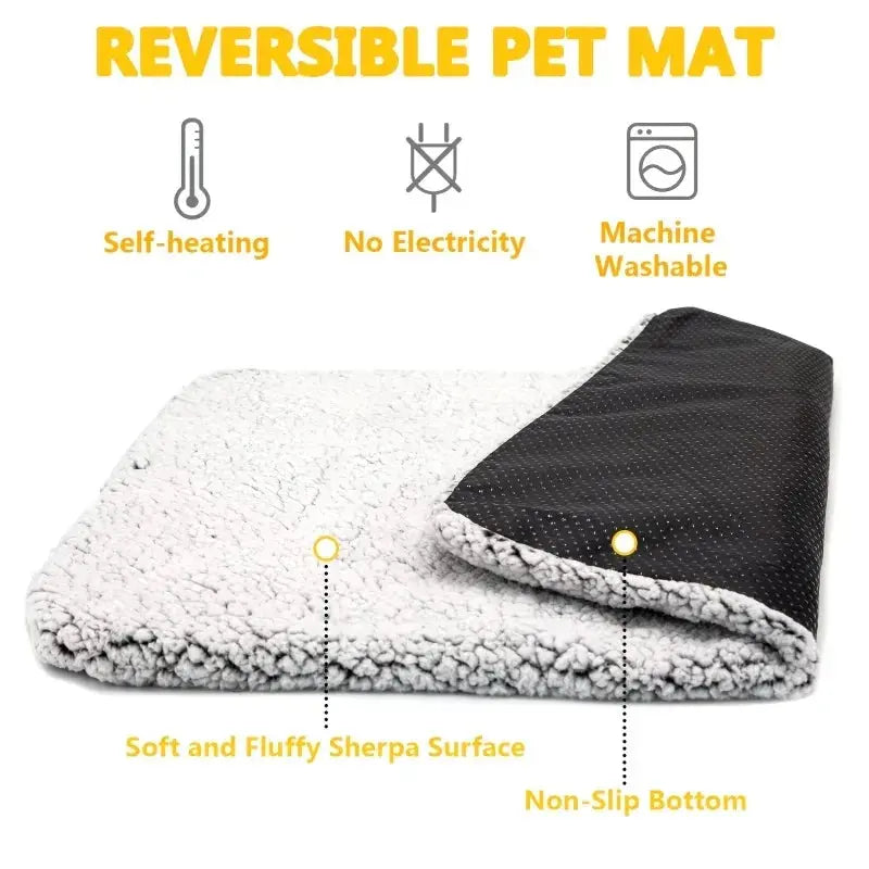 Self-heating Pet Pads Blanket Waterproof Self Warmin Puppy Pad Mat Cats Dogs Bed Washable Pets Mat Constant Temperature Cushion WLP Company