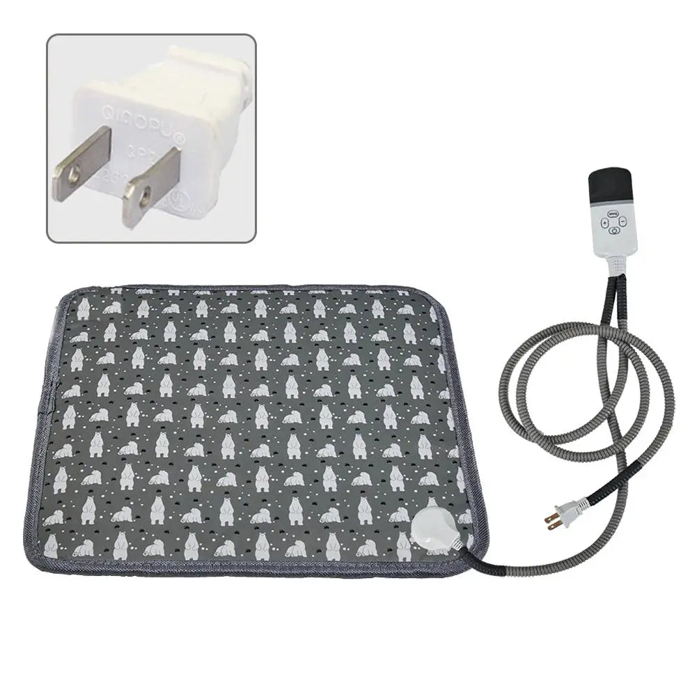 220V 20W Pet Electric Heating Pads Heated Blanket Winter Dog Cats Warmer Mat Sleeping Bed Pet Supplies Washable blanket Mats WLP Company