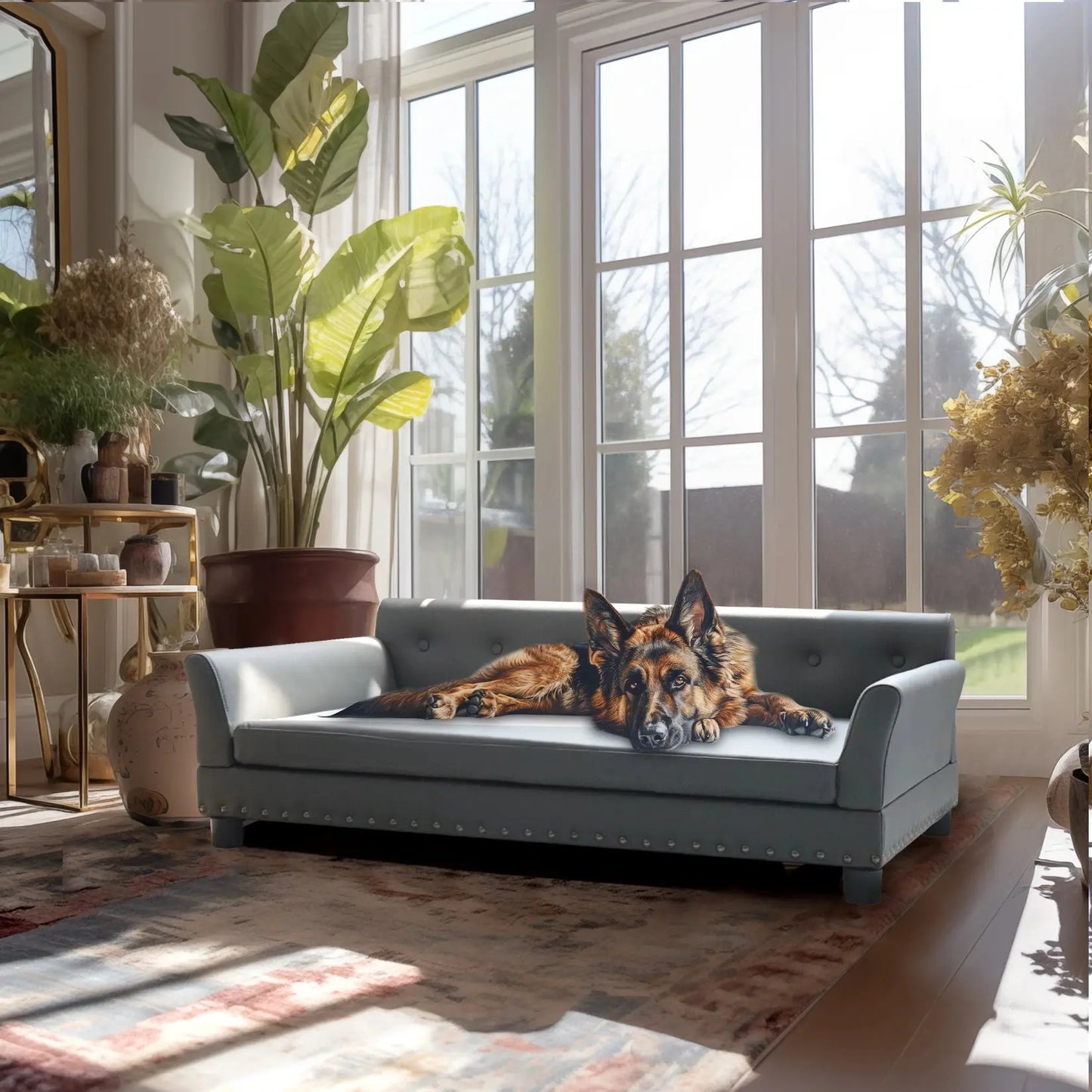 elevated dog bed Pet Bed for Medium and Large Dogs, Durable Elevated Dog Sofa Bed, Comfortable Dog Couch, Modern Dog Sofa WLP Company