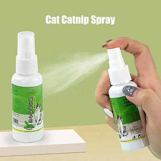 50ml Natural Catnip Cat Spray Cat Calming Mint Spray Happy Water Cat Herb Inducer Pet Accessories For Kittens Cats WLP Company
