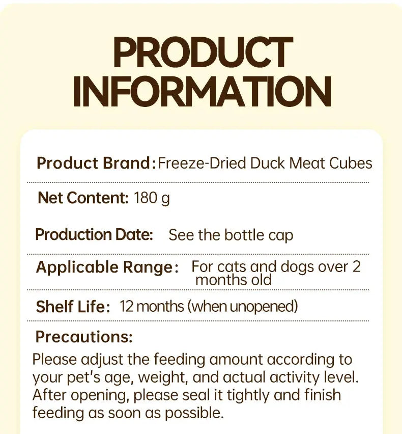 dog treats chanbuni Dog Snack Feeding Food Snacks Dogs Chicken Breast Freeze-Dried Duck Meat Treats Reward Teeth Grinding Raw Bones WLP Company