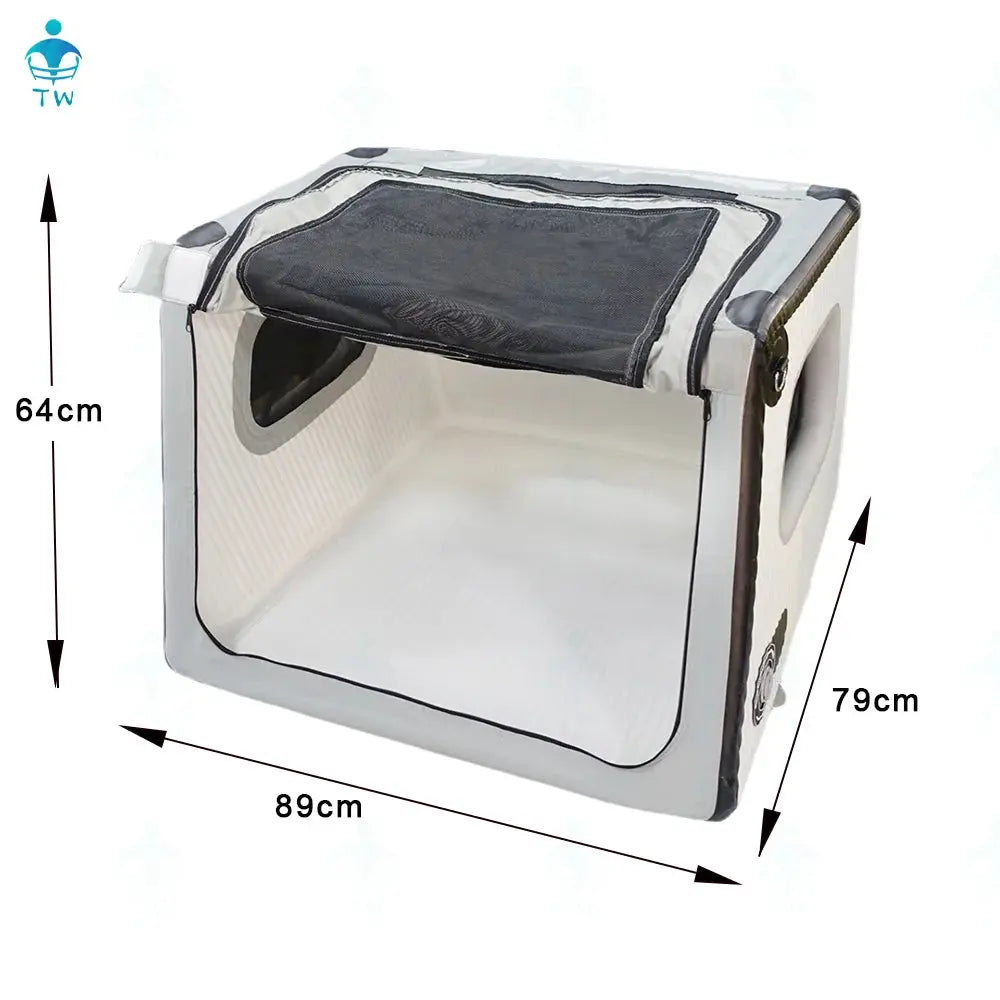 Collapsible Dog Crate for Car Travel – Portable Folding Crate for Dogs WLP Company