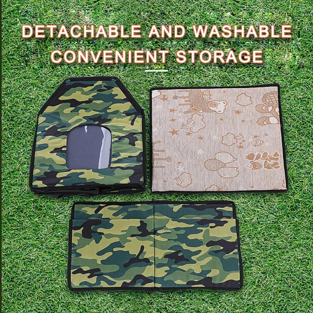 outdoor cat nest Outdoor Stray Cat Nest Waterproof Breathable Oxford Cloth Foldable Cat Kennel WLP Company