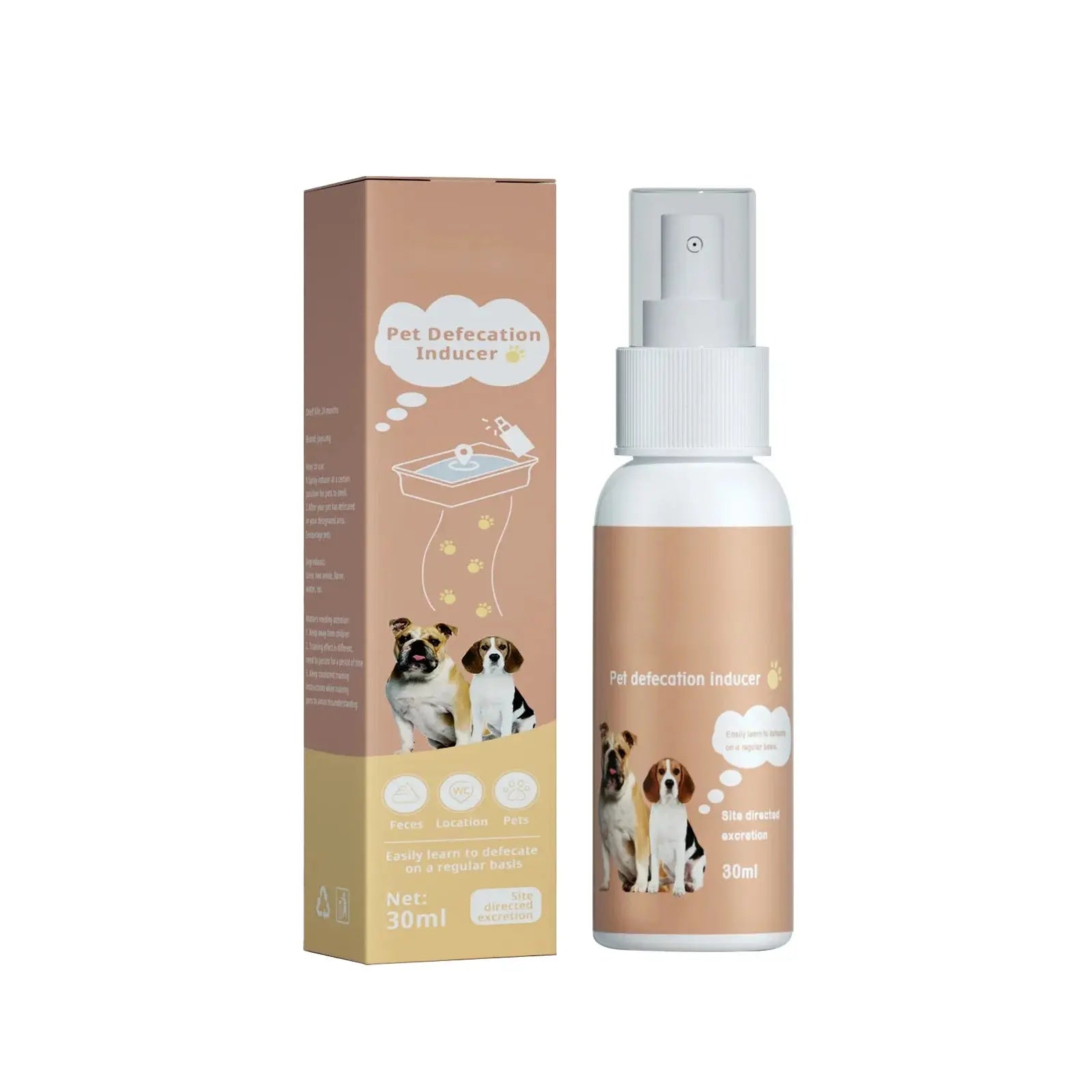 Pet Defecation Inducer Spray Positioning Defecation Indoor Outdoor Cat Potty Urinate Trainer Liquid Dog Toilet Training Spray WLP Company